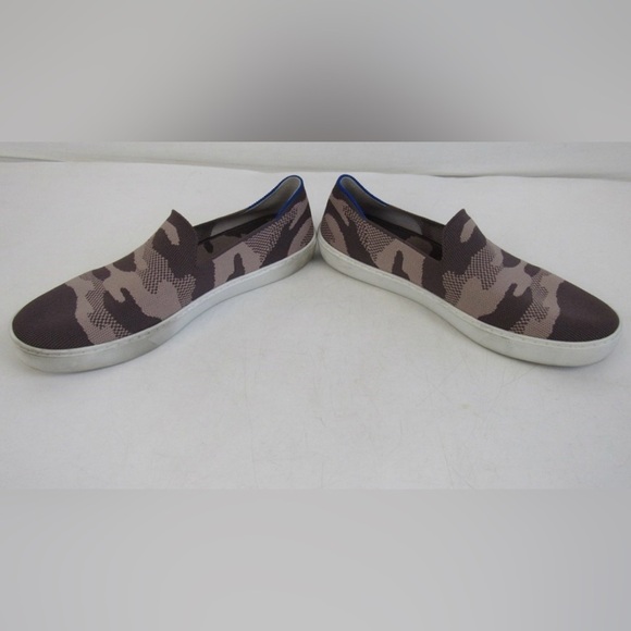 Rothy’s Retired Taupe Camo Print Sneaker Slip On Size 11 - Picture 7 of 11